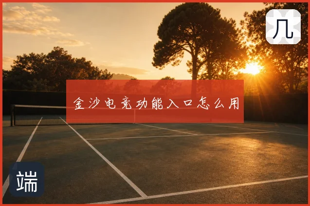金沙电竞功能入口怎么用